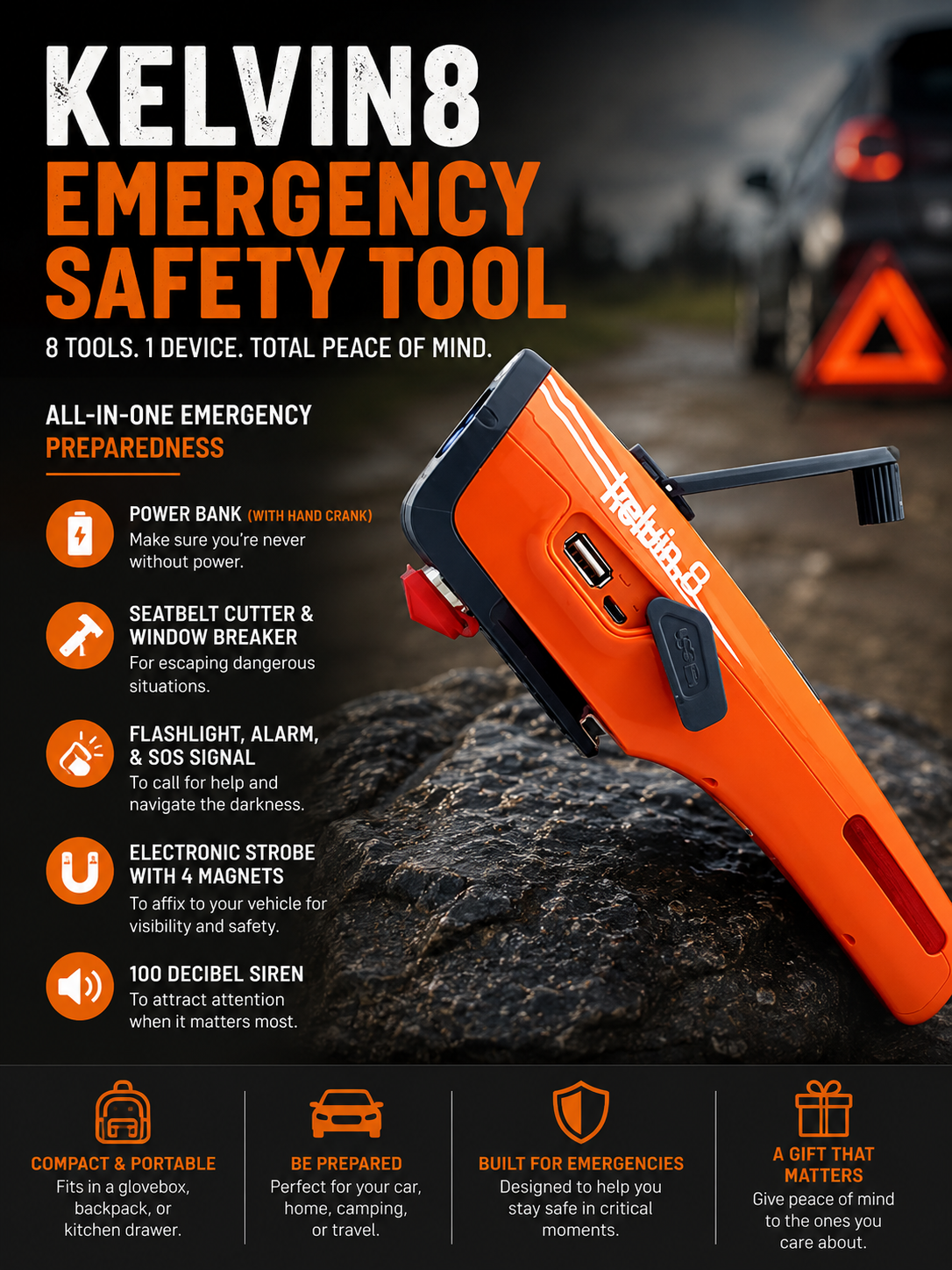 Kelvin8 Emergency Safety Tool